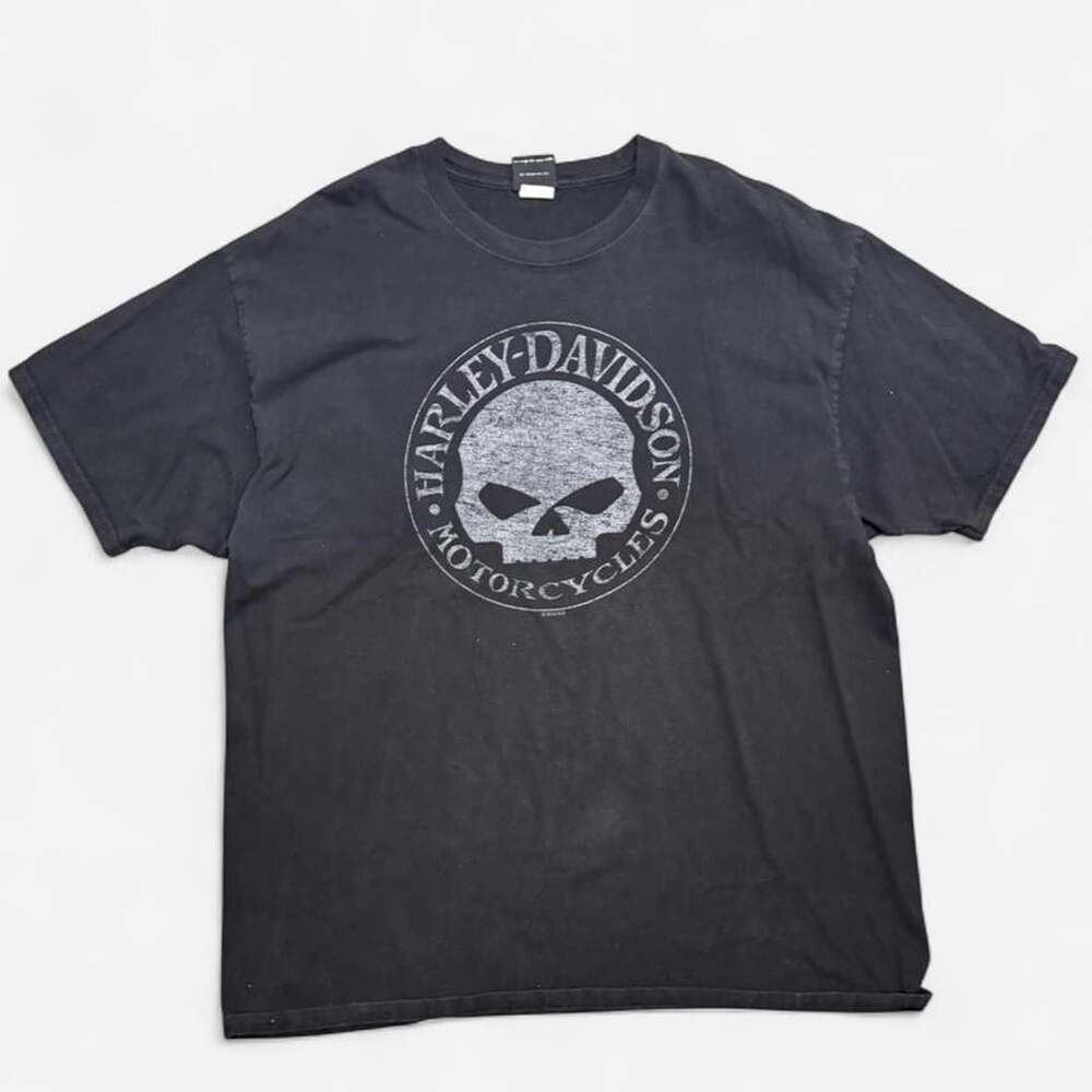 Harley-Davidson T-Shirt Size 2X-Large Black Badlands Wall South Dakota Skull